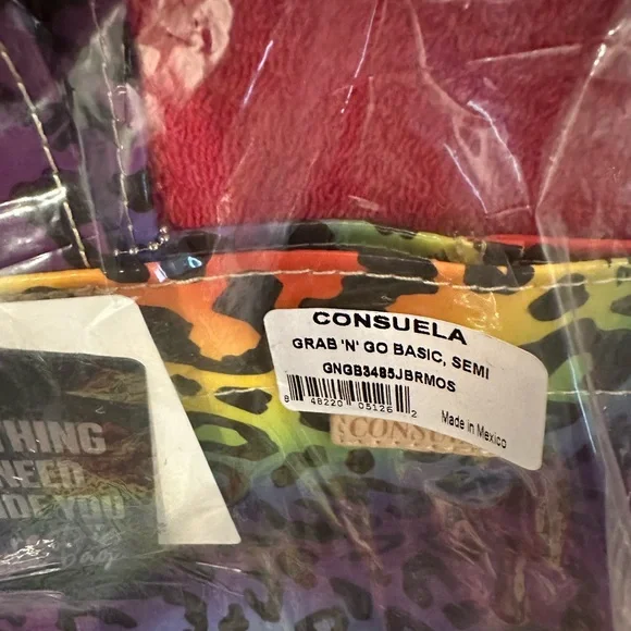 Consuela Multicolor Leopard Print (Semi) Grab “N” Go Tote - Picture 3 of 3